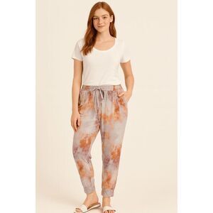 Tie-Dye Jogger Pants | XL | Comfy Lounge Fit | Pockets | Elastic Waist | Soft